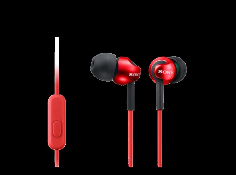 AURICULARES SONY VERMELHO MDREX110APR image number 0