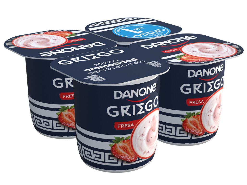 IOGURTE DANONE GREGO MORANGO 4X110G image number 0