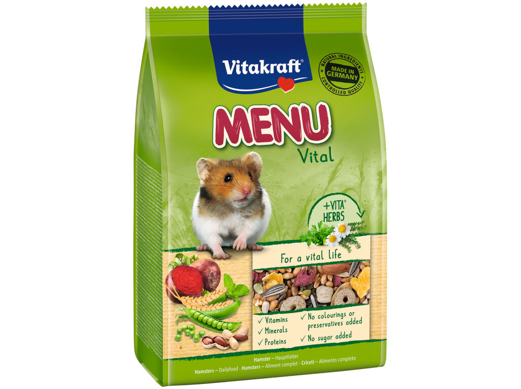 ALIMENTO PARA HAMSTER VITAKRAFT PREMIUM MENU VITAL 400G