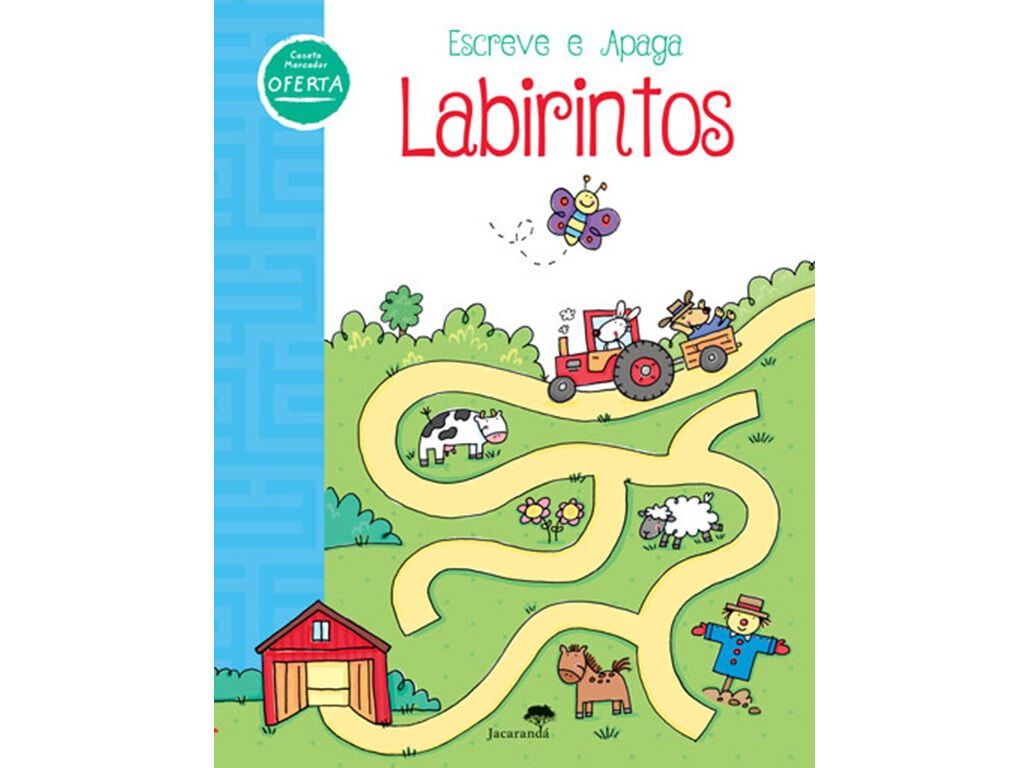LIVRO ESCREVE E APAGA LABIRINTOS image number 0