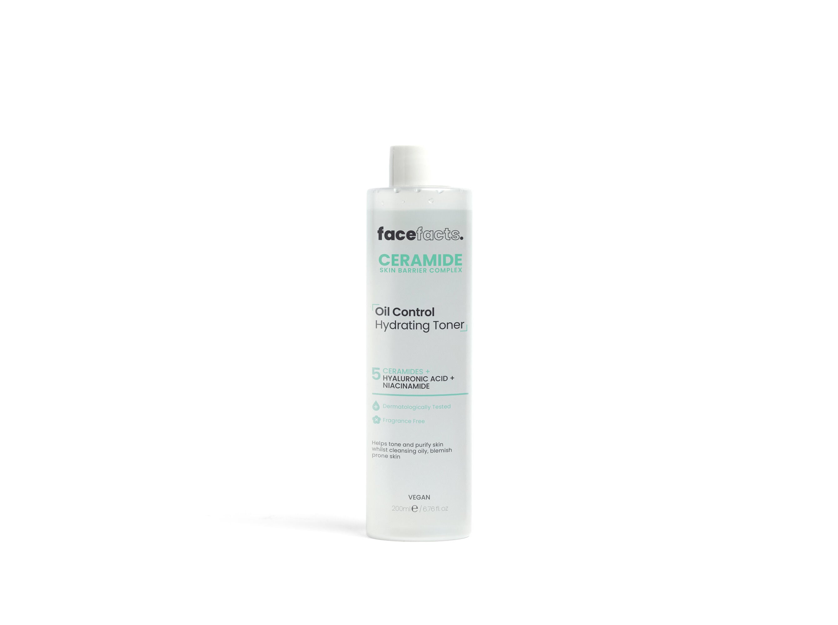 T&Oacute;NICO FACEFACTS CERAMIDE OIL CONTROL 200 ML image number 0