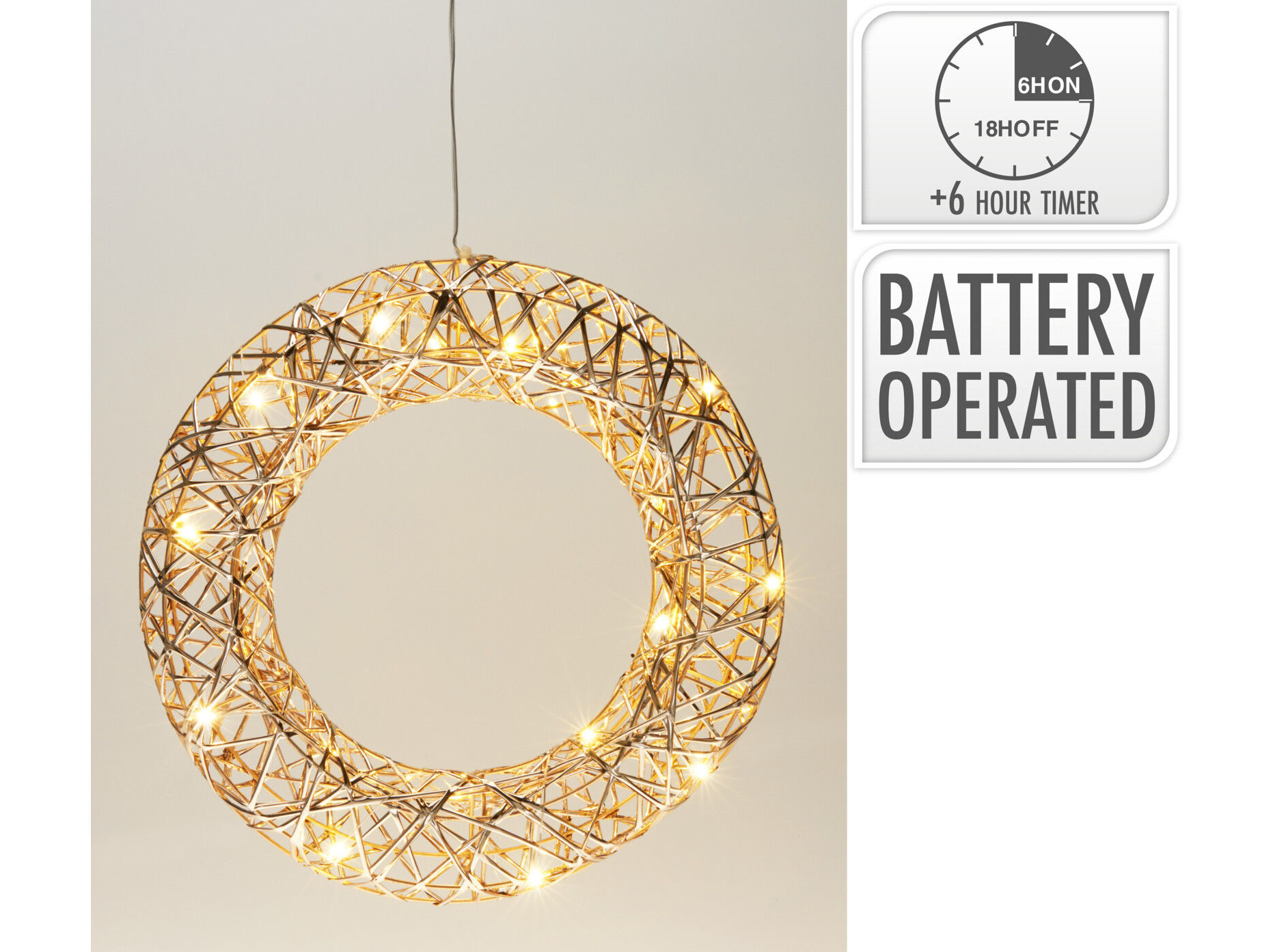 COROA LED 30X7X30CM image number 0