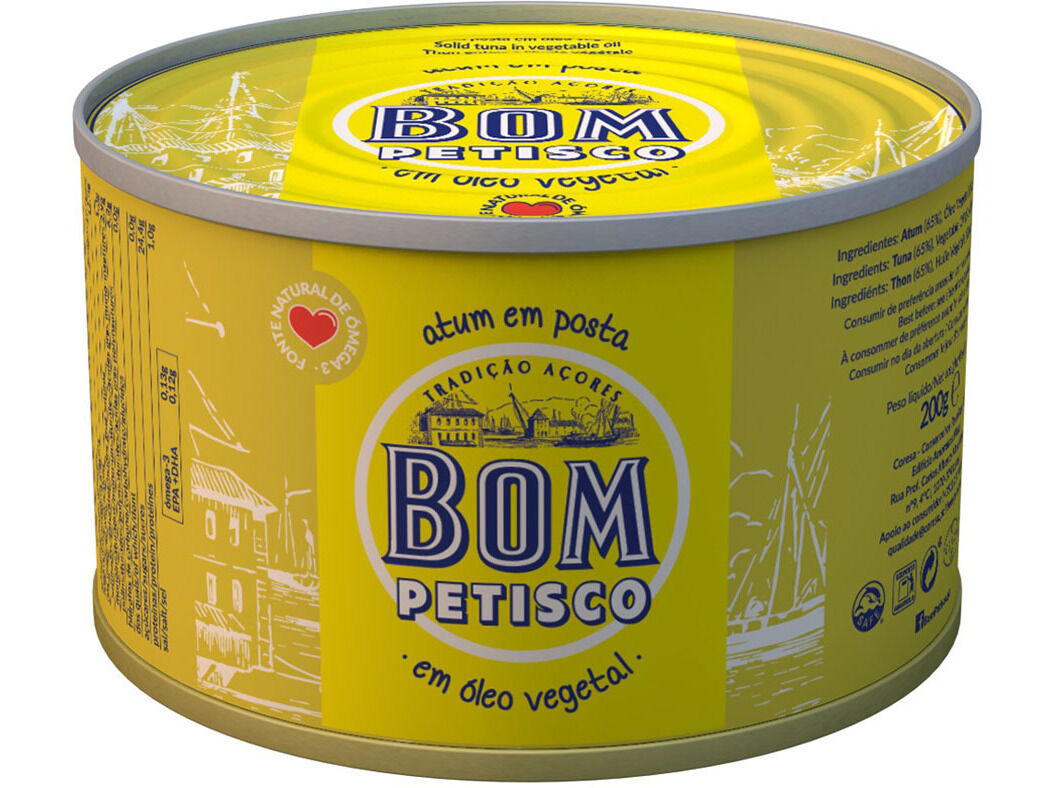 ATUM EM &Oacute;LEO BOM PETISCO 200(130)G