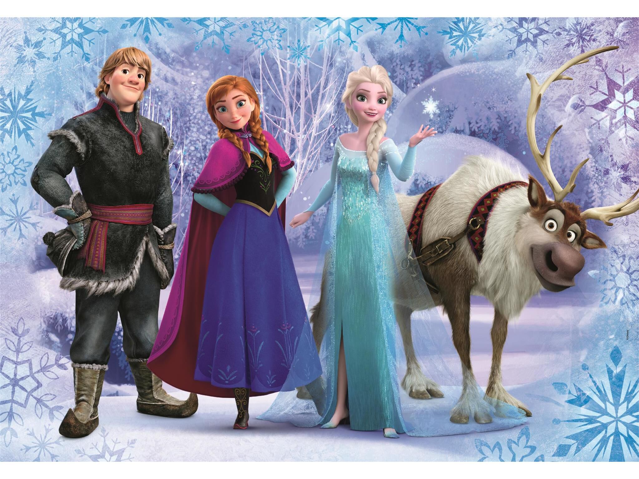 PUZZLE CLEMENTONI FROZEN 2X20 image number 2