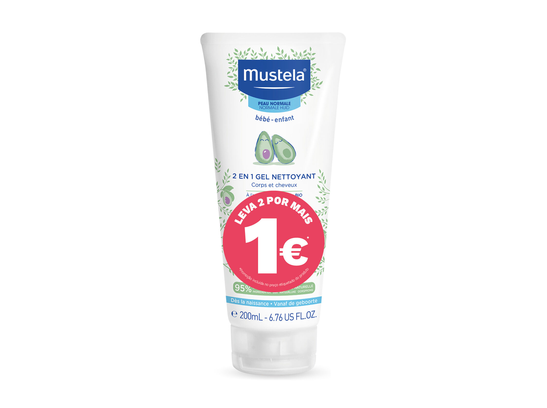 GEL LAVANTE MUSTELA OFERTA ESPECIAL +1 200MLX2 image number 0