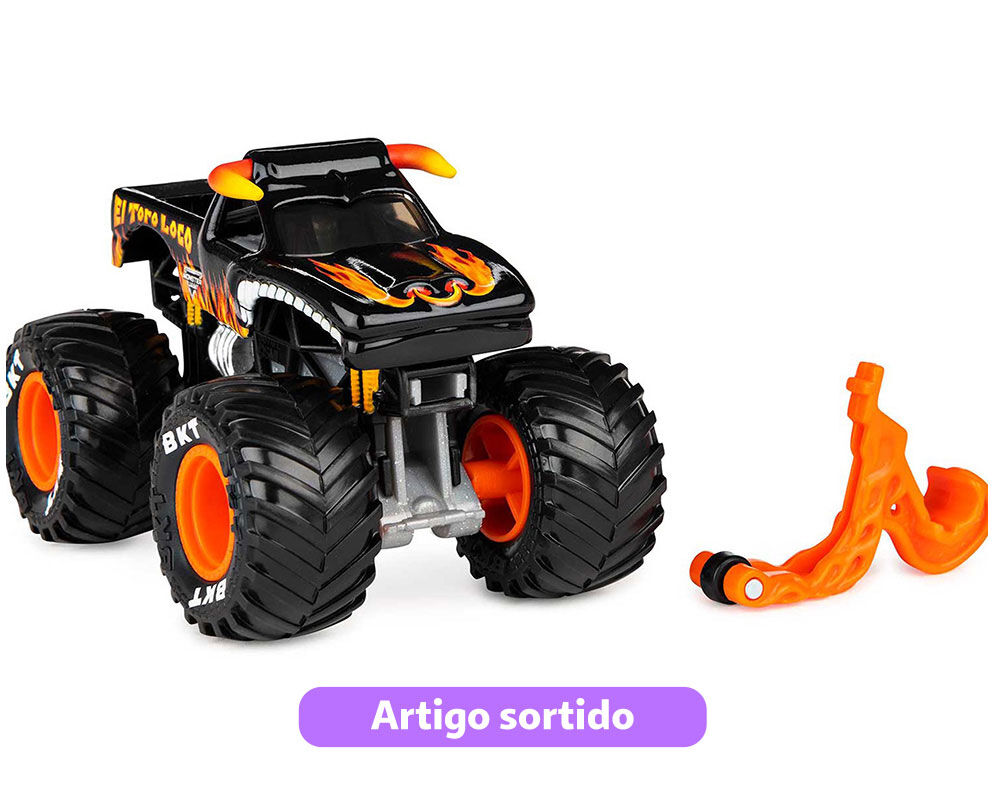VE&Iacute;CULOS 1:64 MONSTER JAM MODELOS SORTIDOS image number 6