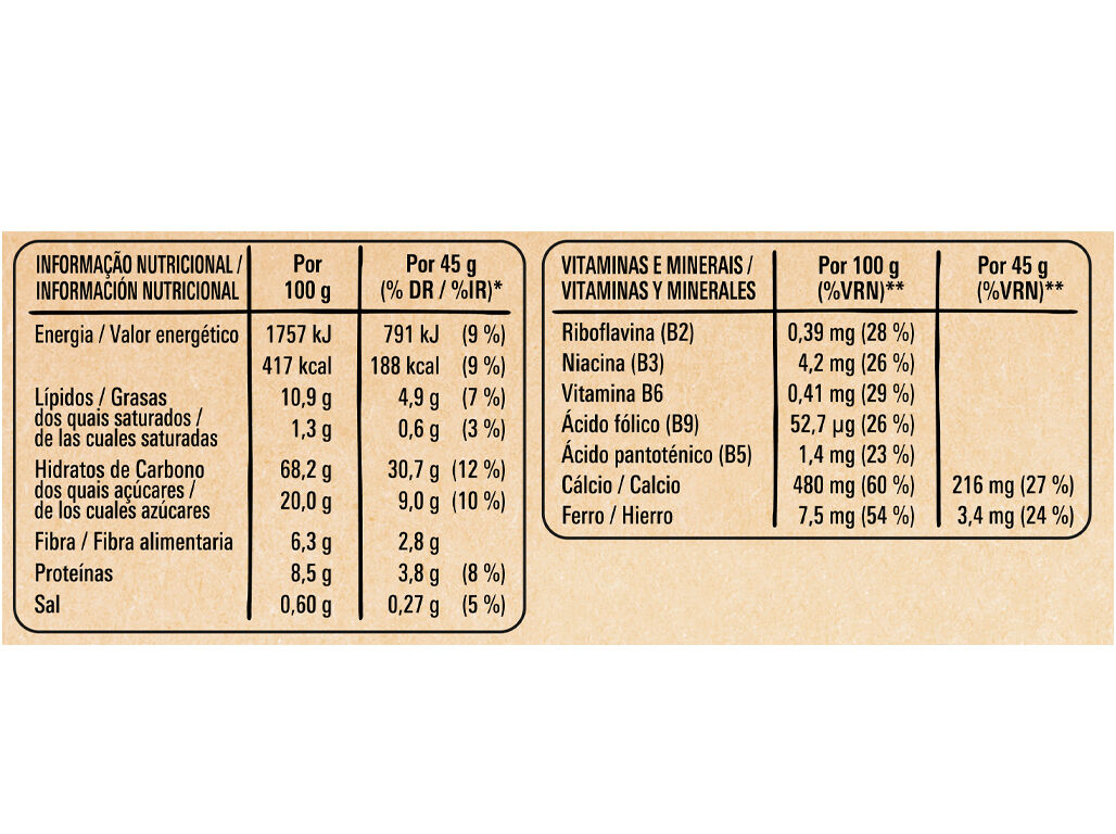 GRANOLA FITNESS AVEIA & CORN FLAKES CRUNCHY 300G image number 1