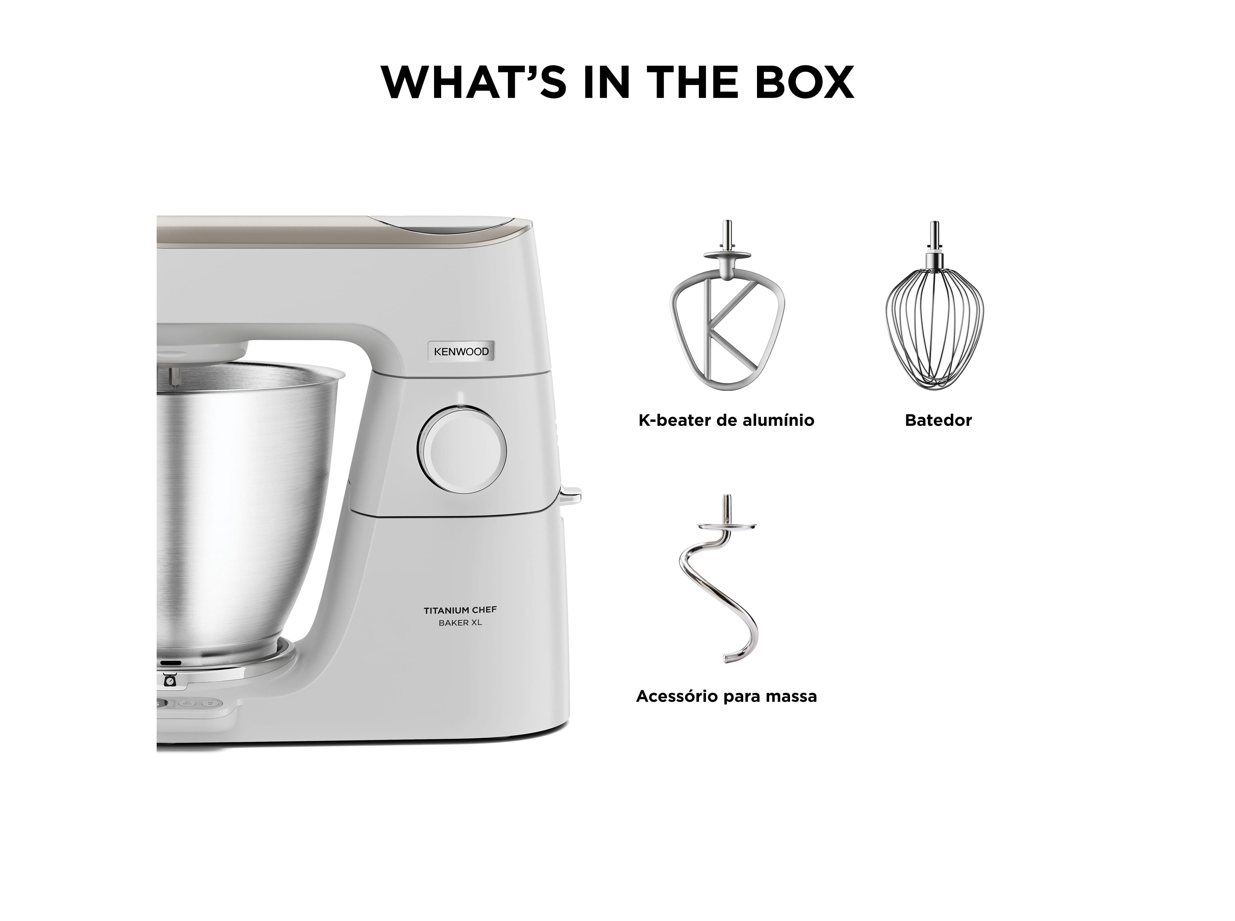 ROBOT DE COZINHA KENWOOD KVL65.001WH TITANIUM BAKER XL LITE image number 5