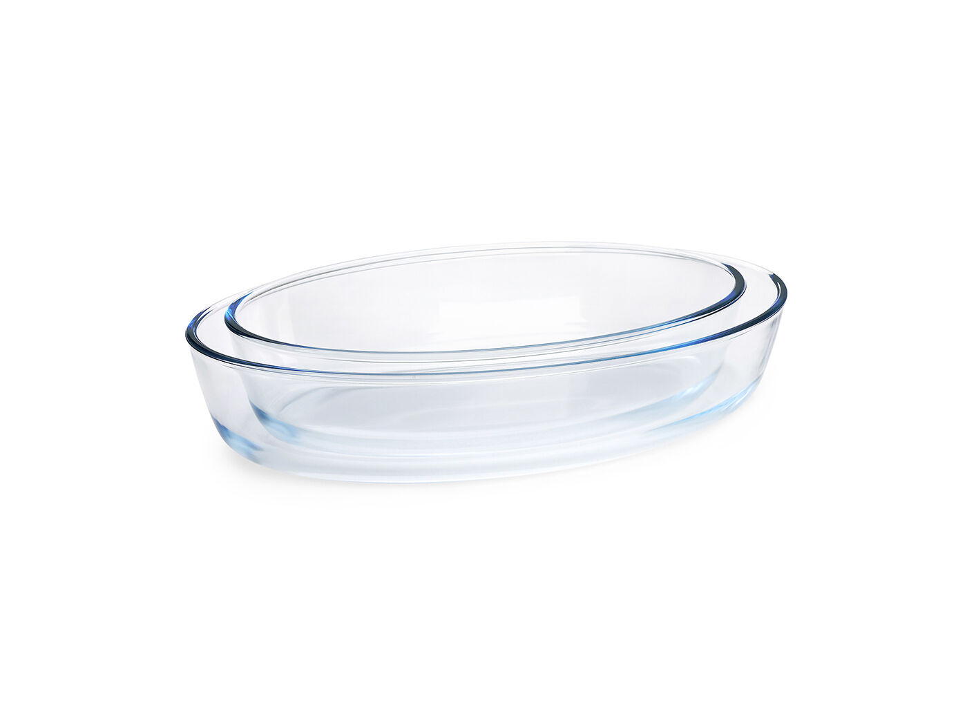 CONJUNTO DE 2 ASSADEIRAS OVEN&CARE VIDRO OVAL image number 0