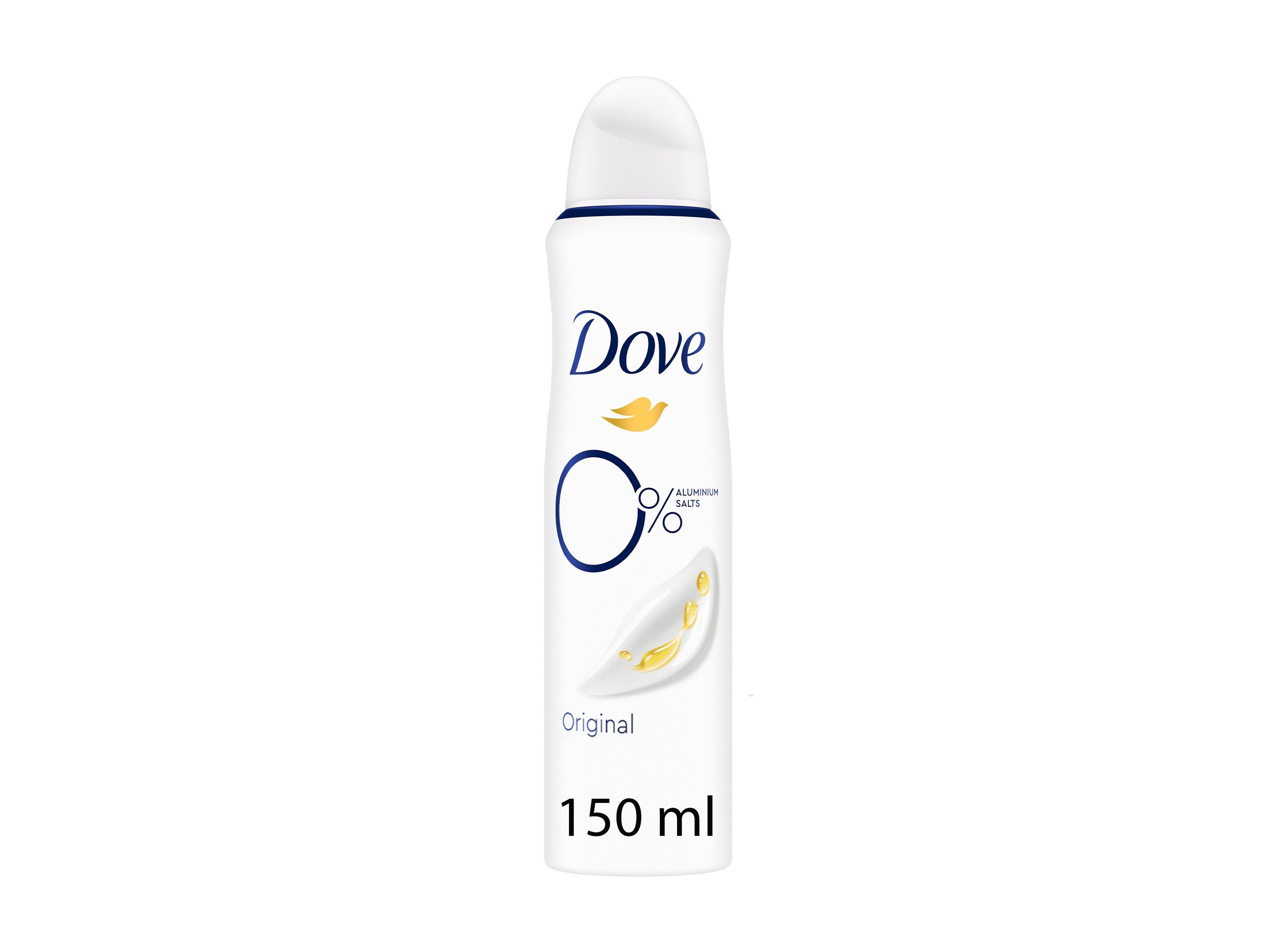 DESODORIZANTE SPRAY DOVE ORIGINAL 0% ALUM&Iacute;NIO 150ML