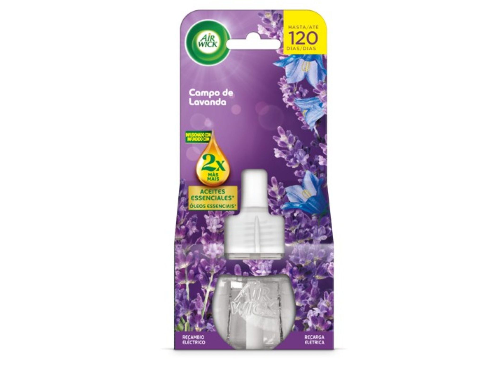 AMBIENTADOR EL&Eacute;TRICO AIRWICK CAMPO DE LAVANDA RECARGA 19ML image number 0