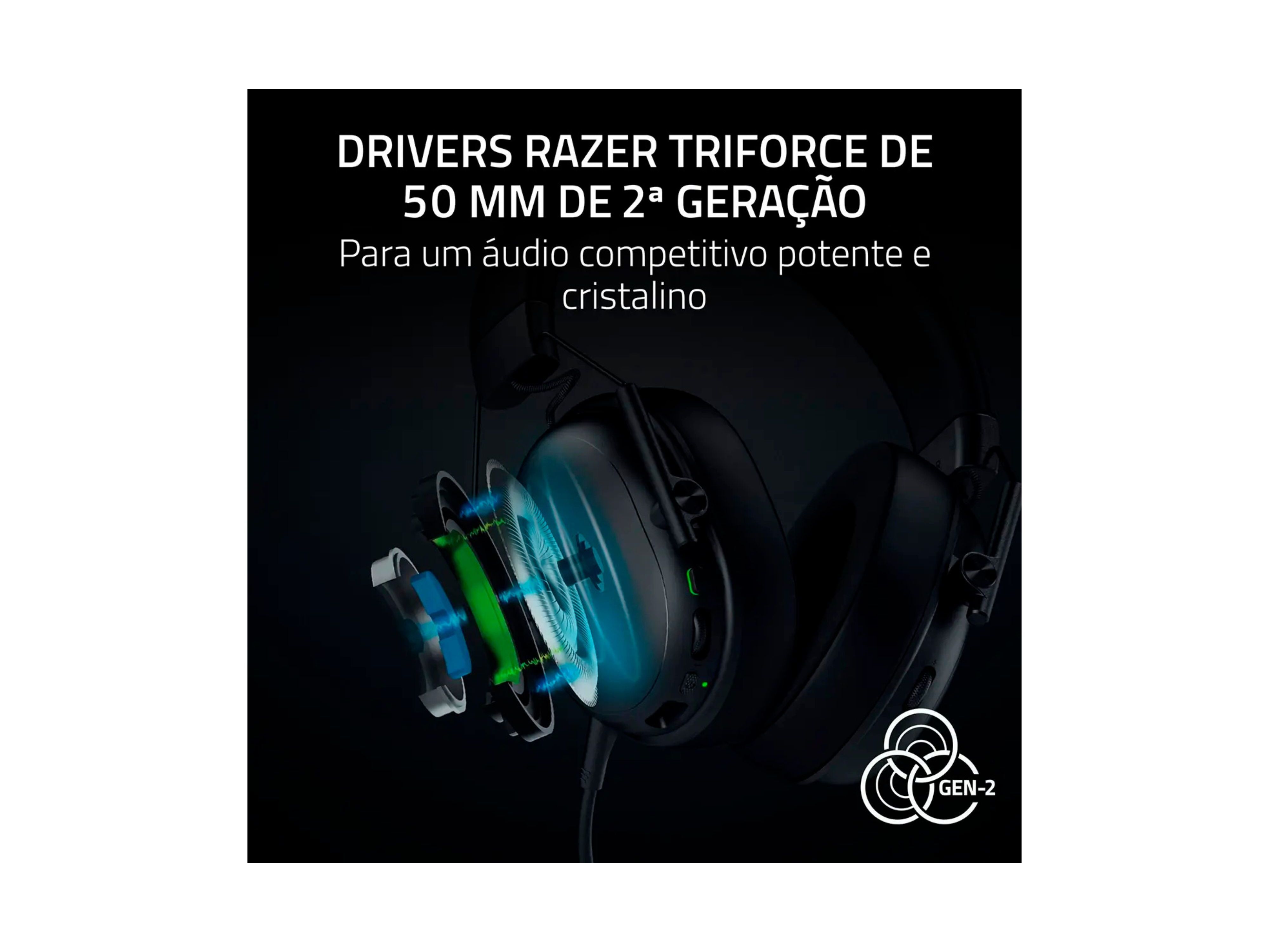 AUSCULTADORES GAMING RAZER BLACKSHARK V3 X HYPERSPEED (WIRELESS/BLUETOOTH PRETO) image number 5