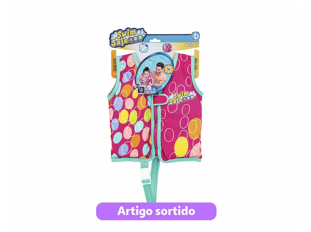 COLETE NATA&Ccedil;&Atilde;O BESTWAY S/M - 11-19KG CORES SORTIDAS