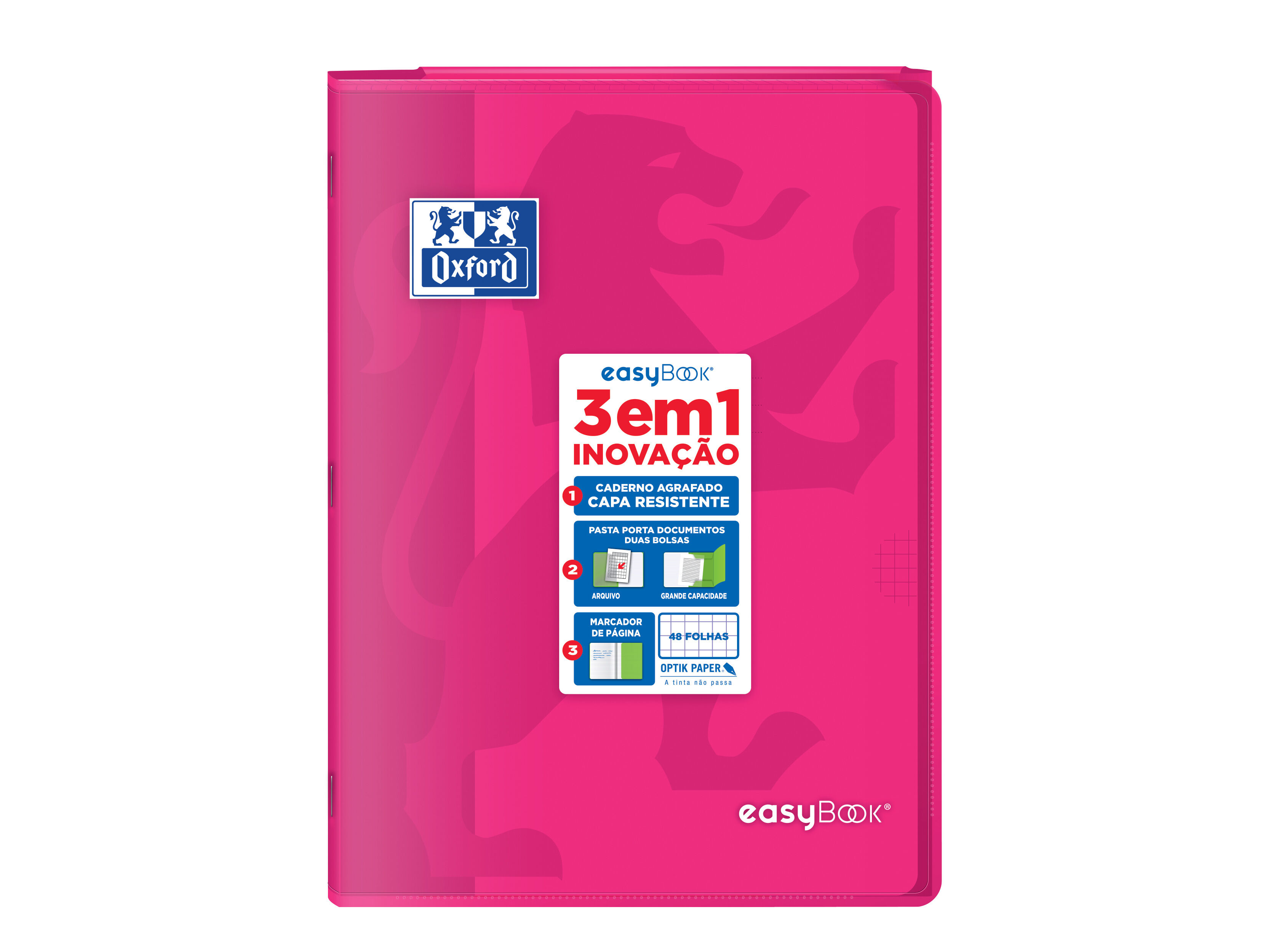 CADERNO AGRAFADO A4 OXFORD EASYBOOK VIVOS QUADRICULADO 48 FOLHAS CORES SORTIDAS image number 5