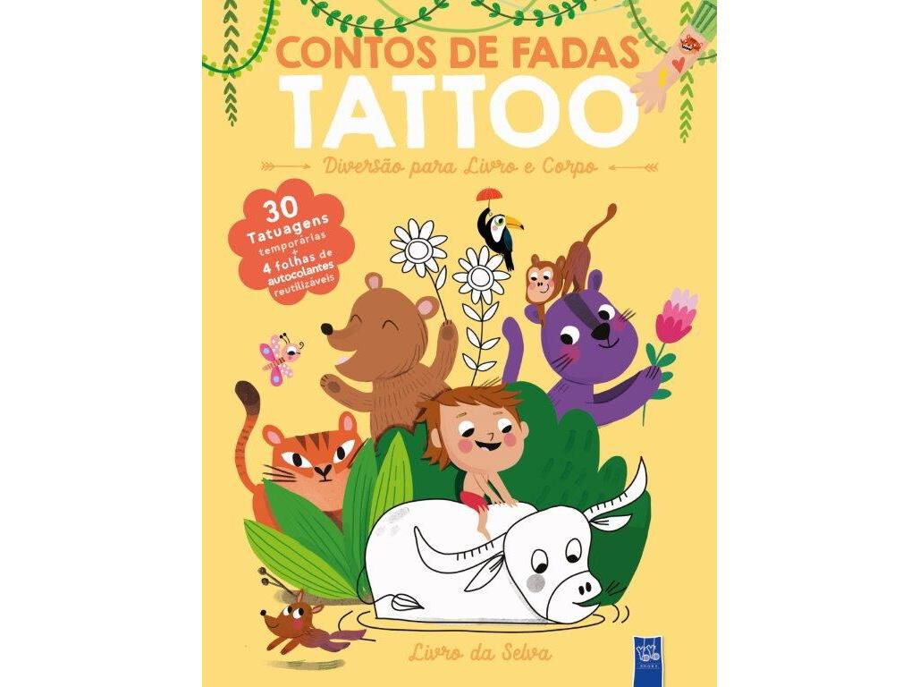 LIVRO CONTOS DE FADAS - TATTOO - LIVRO DA SELVA image number 0