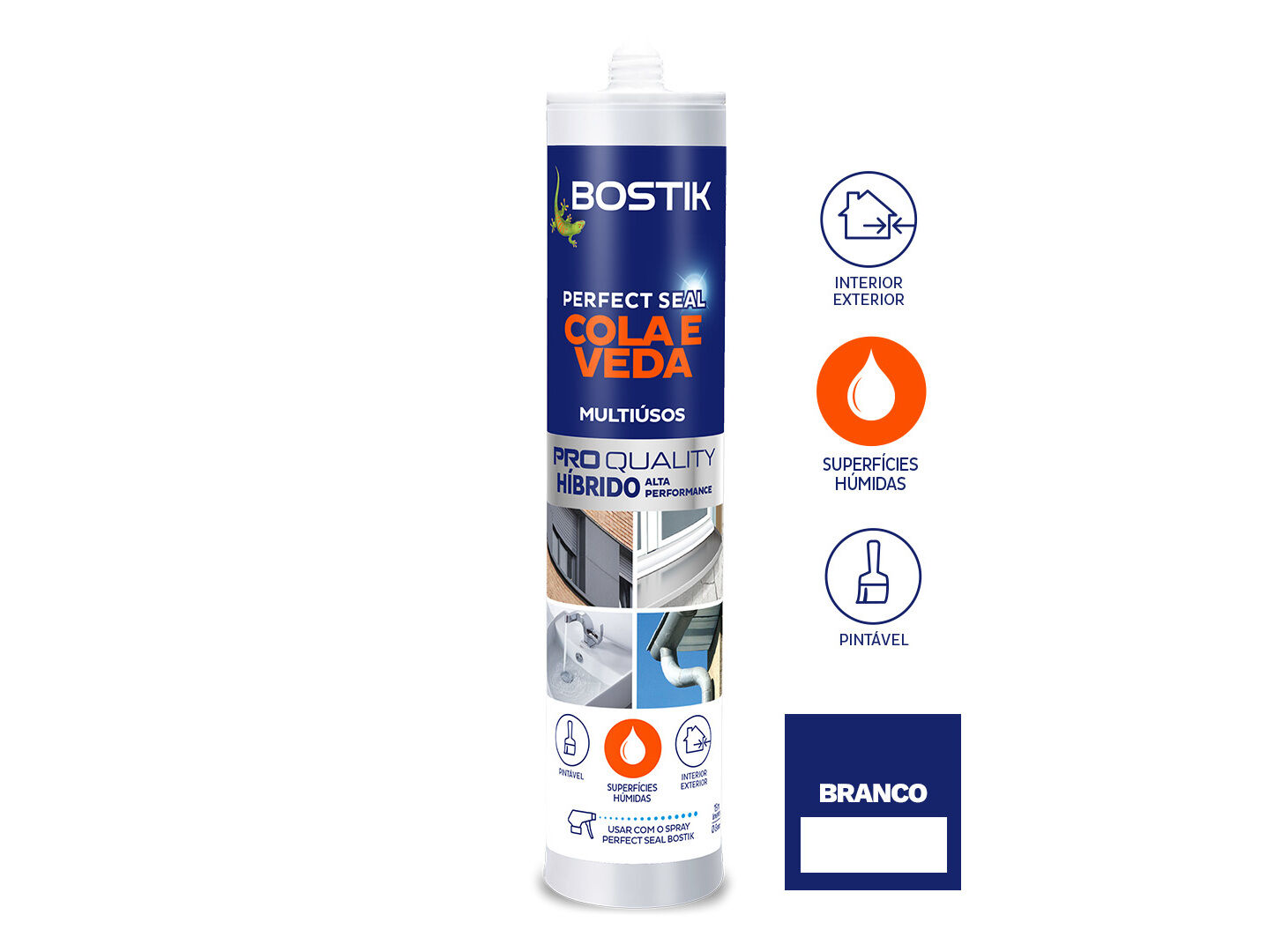 COLA E VEDA BOSTIK BRANCO 290ML image number 0