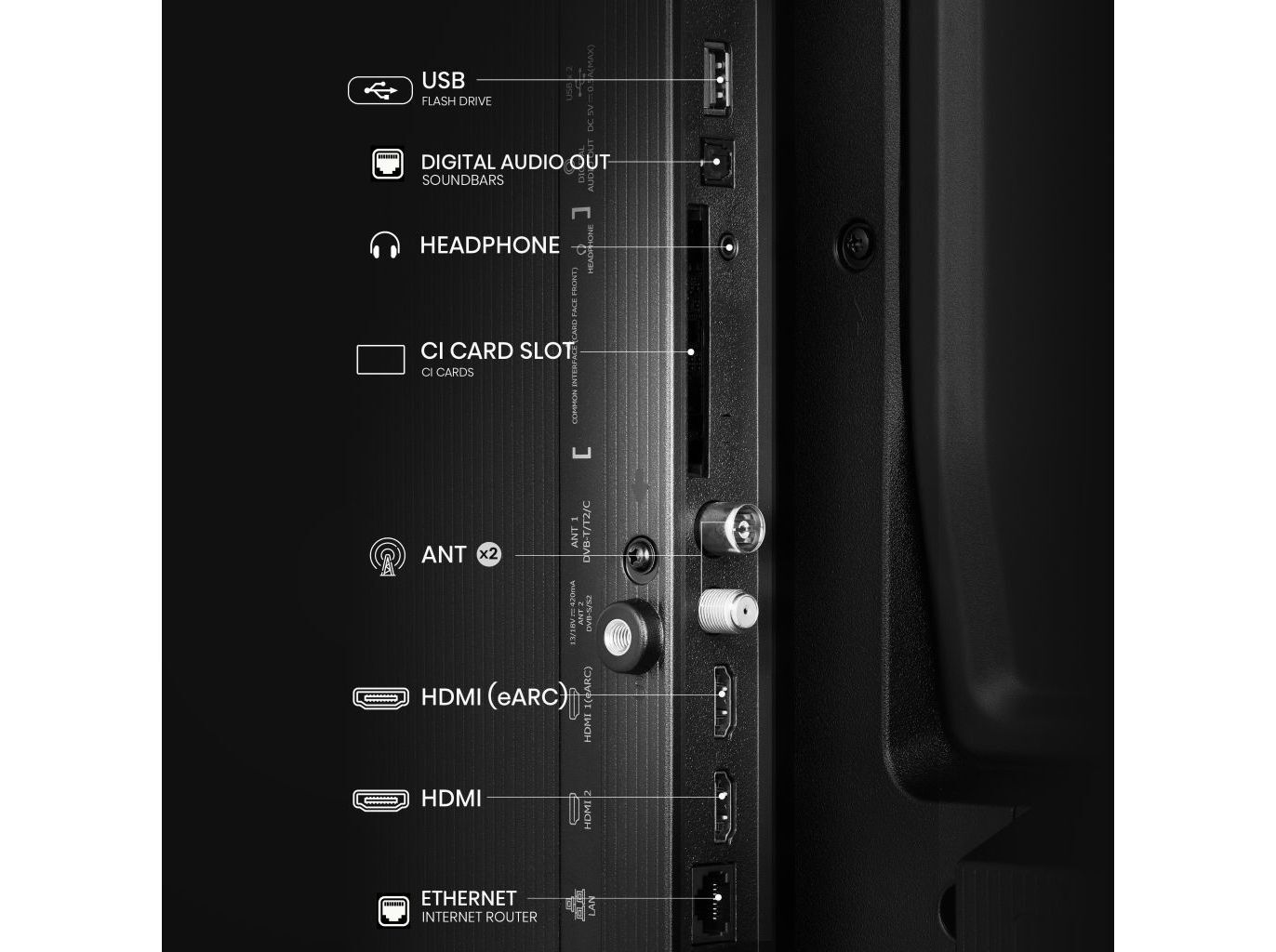 TV LED HISENSE 32A4Q (32'' SMART TV HD 80CM) image number 6