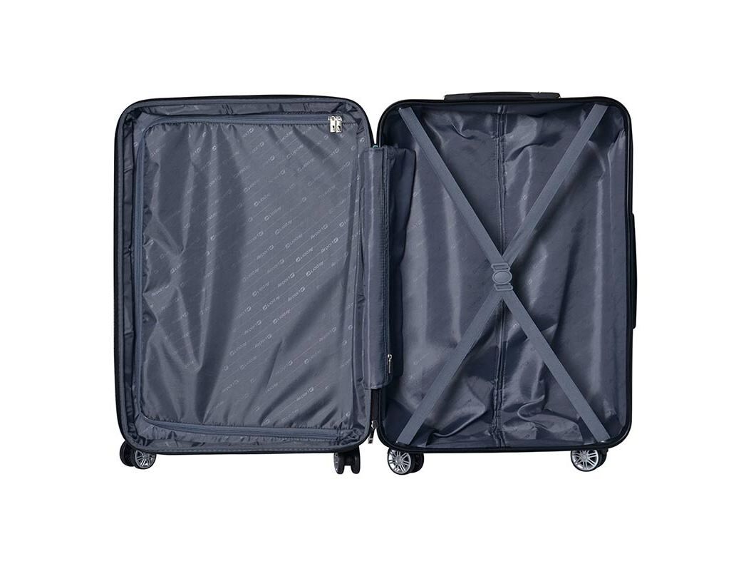 MALA DE VIAGEM GRANDE R&Iacute;GIDA AIRPORT CINZENTO ESCURO 8 RODAS 75CM image number 8