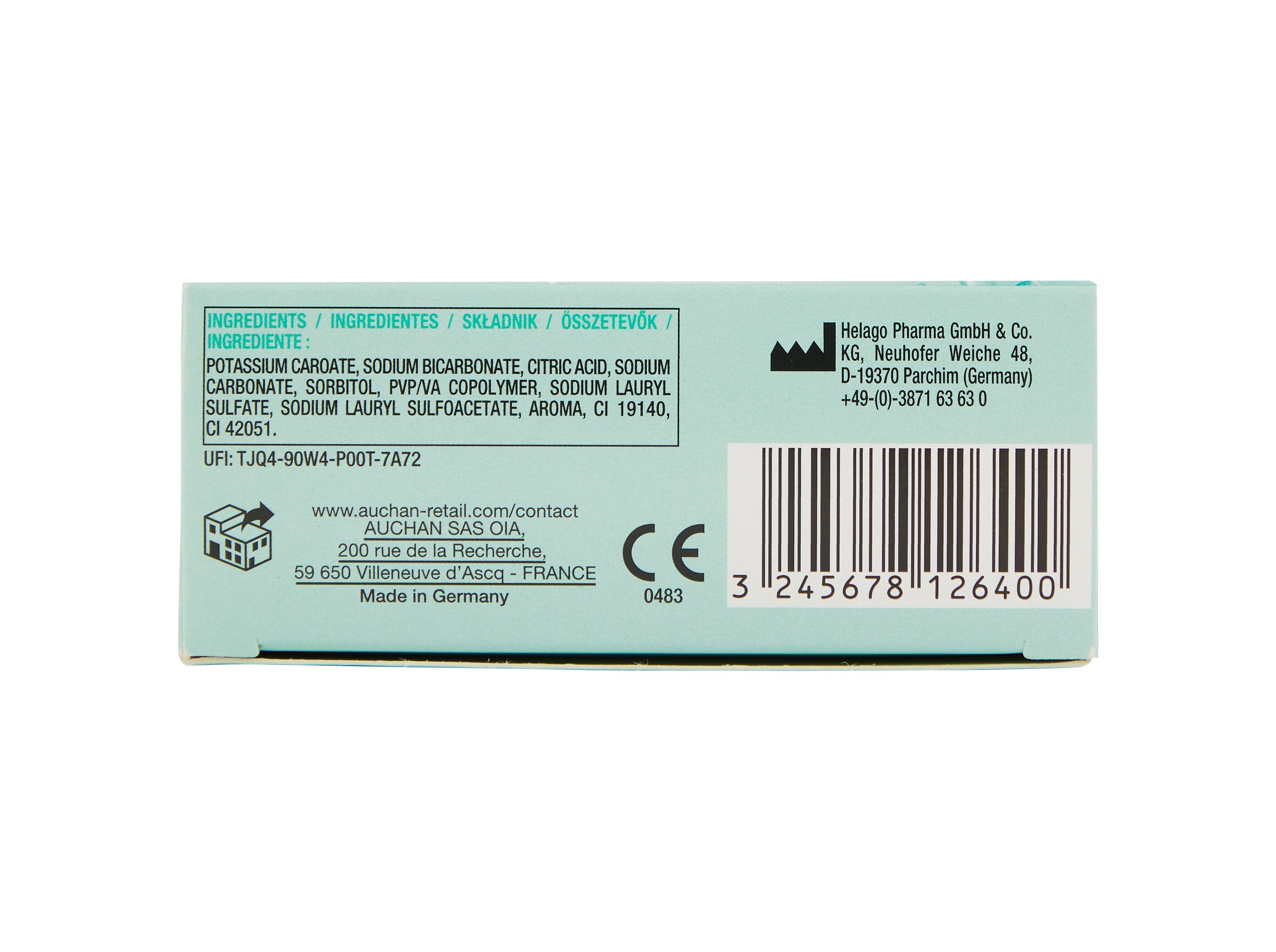 PASTILHAS AUCHAN PR&Oacute;TESES DENT&Aacute;RIA ANTIBACT&Eacute;RIAS 36UN image number 4