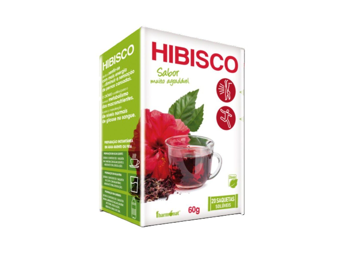 SUPLEMENTO FHARMONAT HIBISCO 20 SAQUETAS