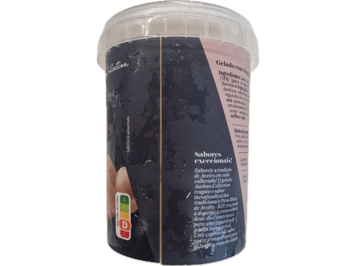 GELADO AUCHAN COLLECTION OVOS MOLES DE AVEIRO IGP 450ML image number 2