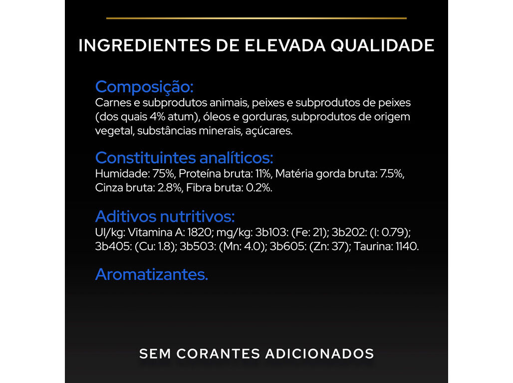 COMIDA H&Uacute;MIDA GATO PRO PLAN S&Eacute;NIOR MOUSSE ATUM 85G image number 6