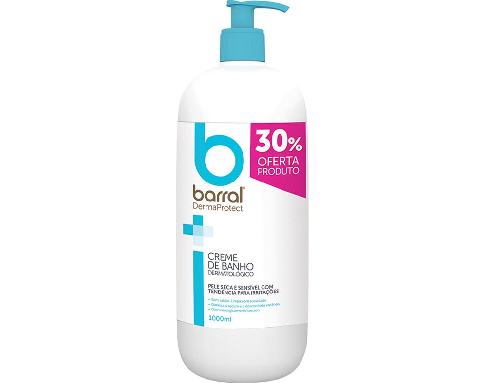 CREME BARRAL BANHO DERMAPROTECT 1L 30% DESCONTO INCLU&Iacute;DO