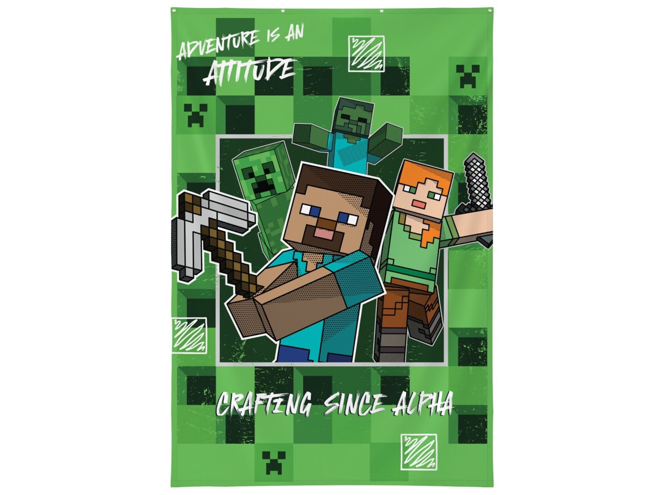 POSTER TECIDO MINECRAFT image number 0