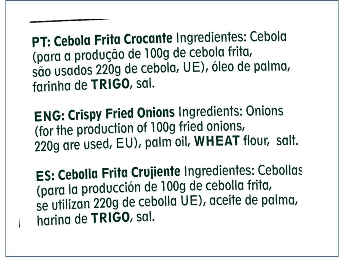 CEBOLA FRITA THREE KIDS ESTALADI&Ccedil;A 100G image number 1