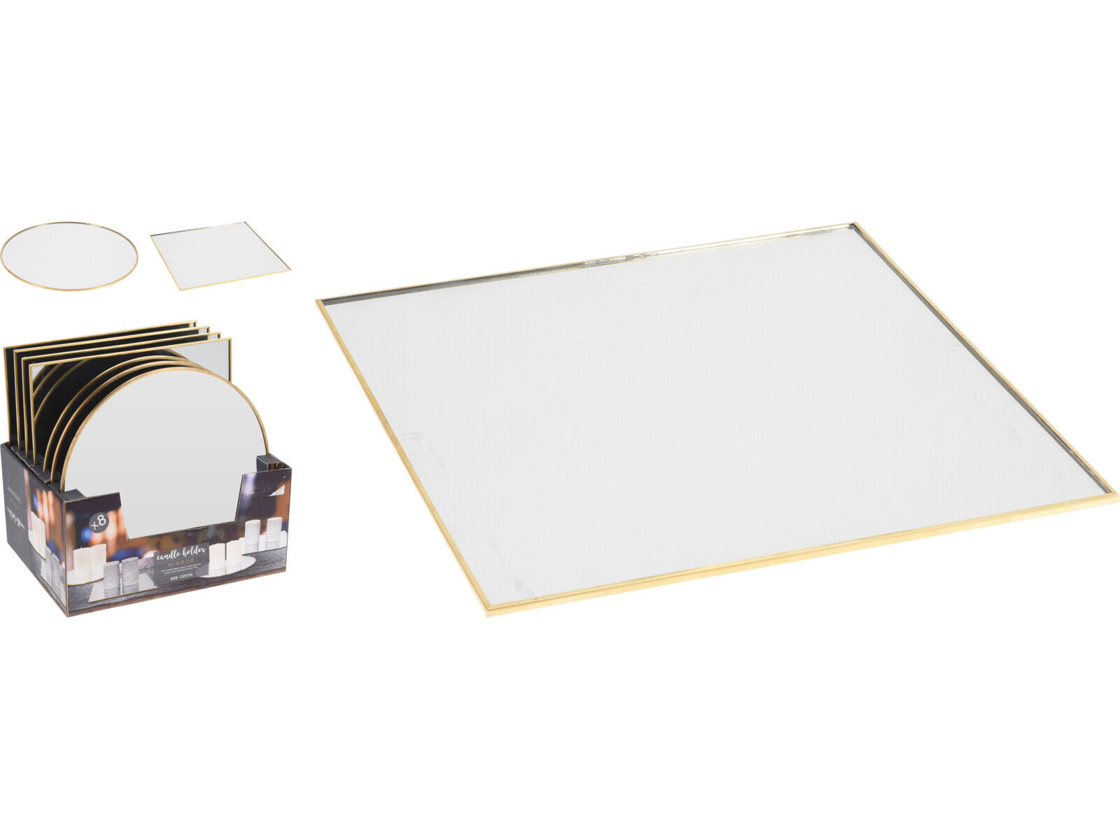 PRATO ESPELHO 25CM MODELOS SORTIDOS image number 1