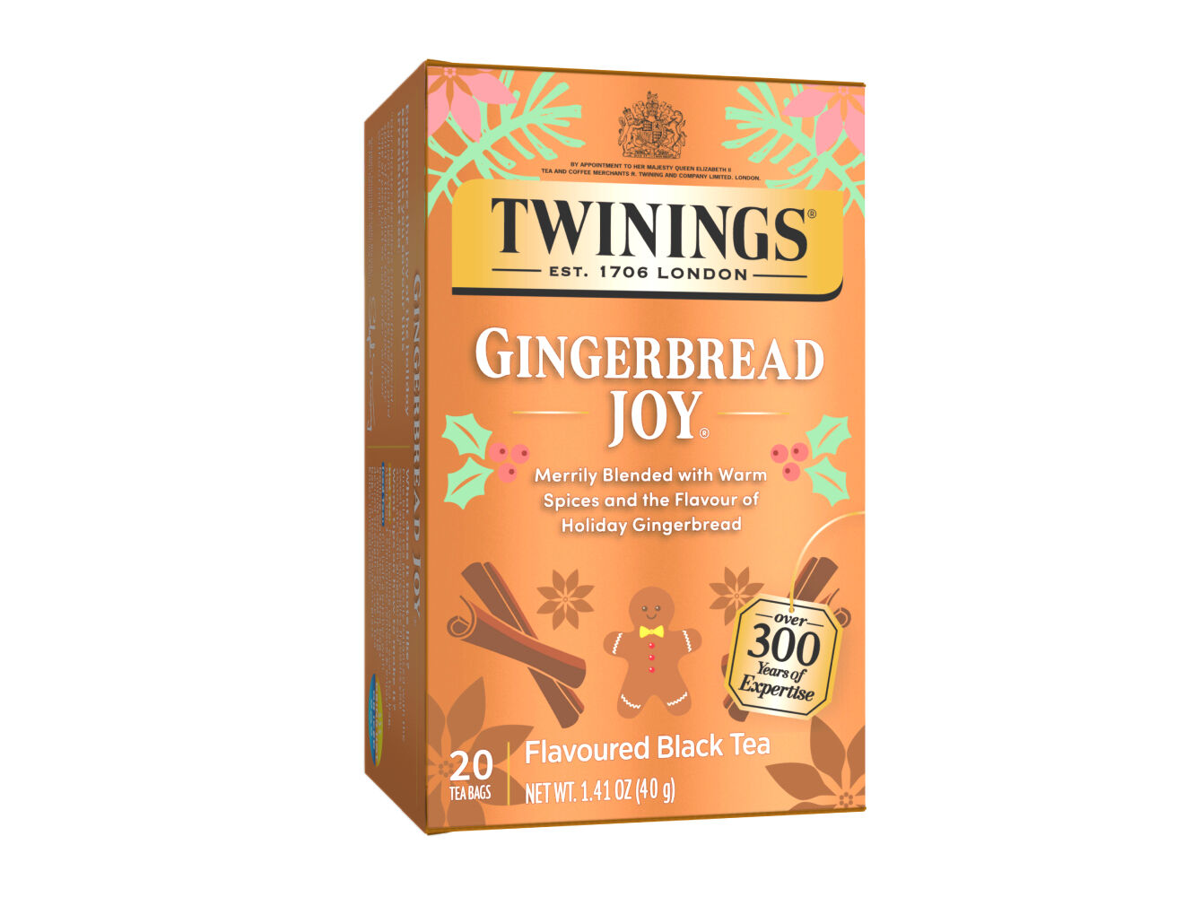CH&Aacute; PRETO TWININGS GINGERBREAD JOY 40G