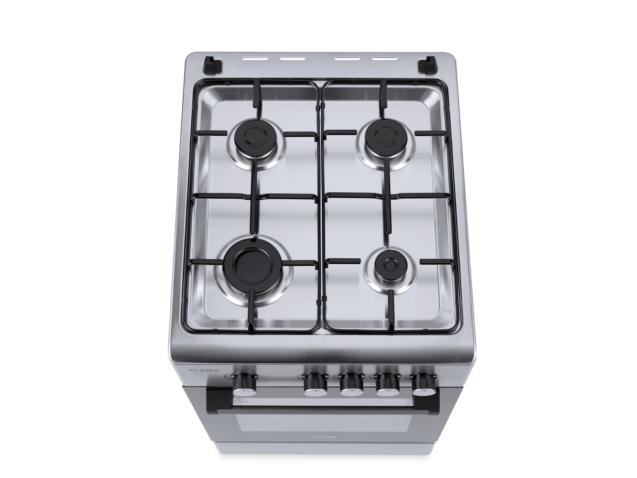 FOG&Atilde;O A GAS BUTANO PROPANO FLAMA 8171FL CINZA 50X60 image number 2