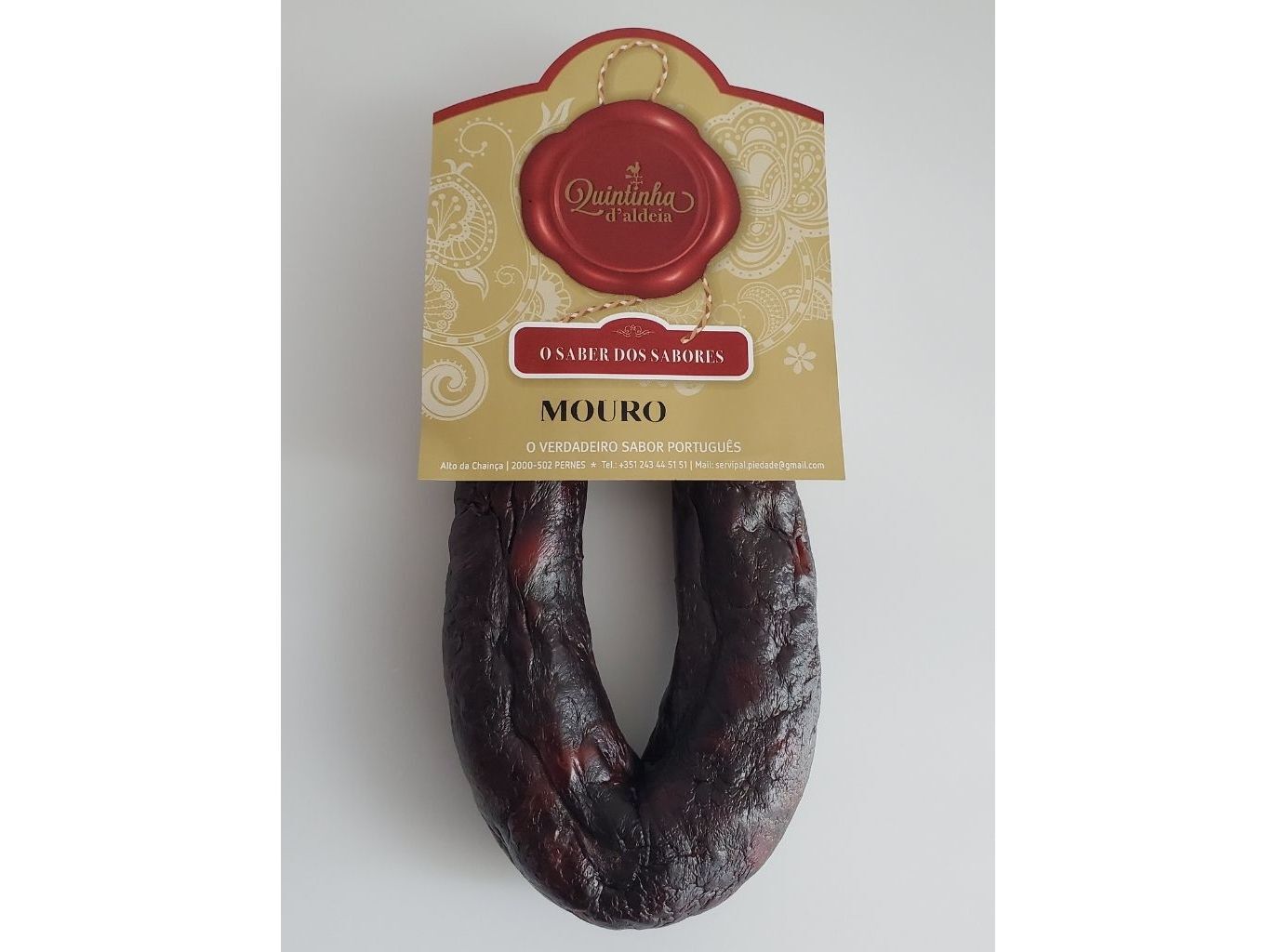 CHOURI&Ccedil;O QUINTINHA D'ALDEIA MOURO 180 G image number 1