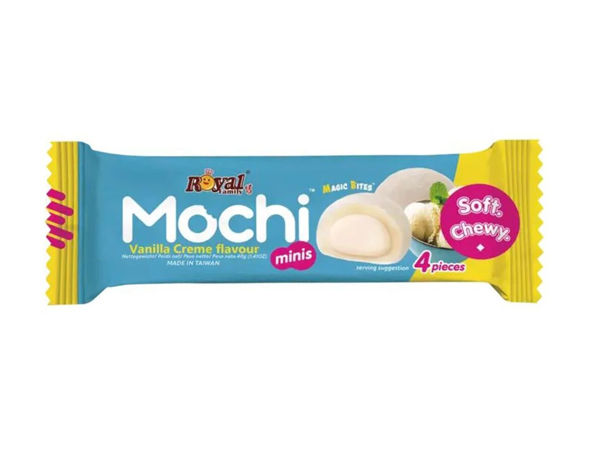MOCHI MINIS ROYAL FAMILY BAUNILHA 40G (4UN)