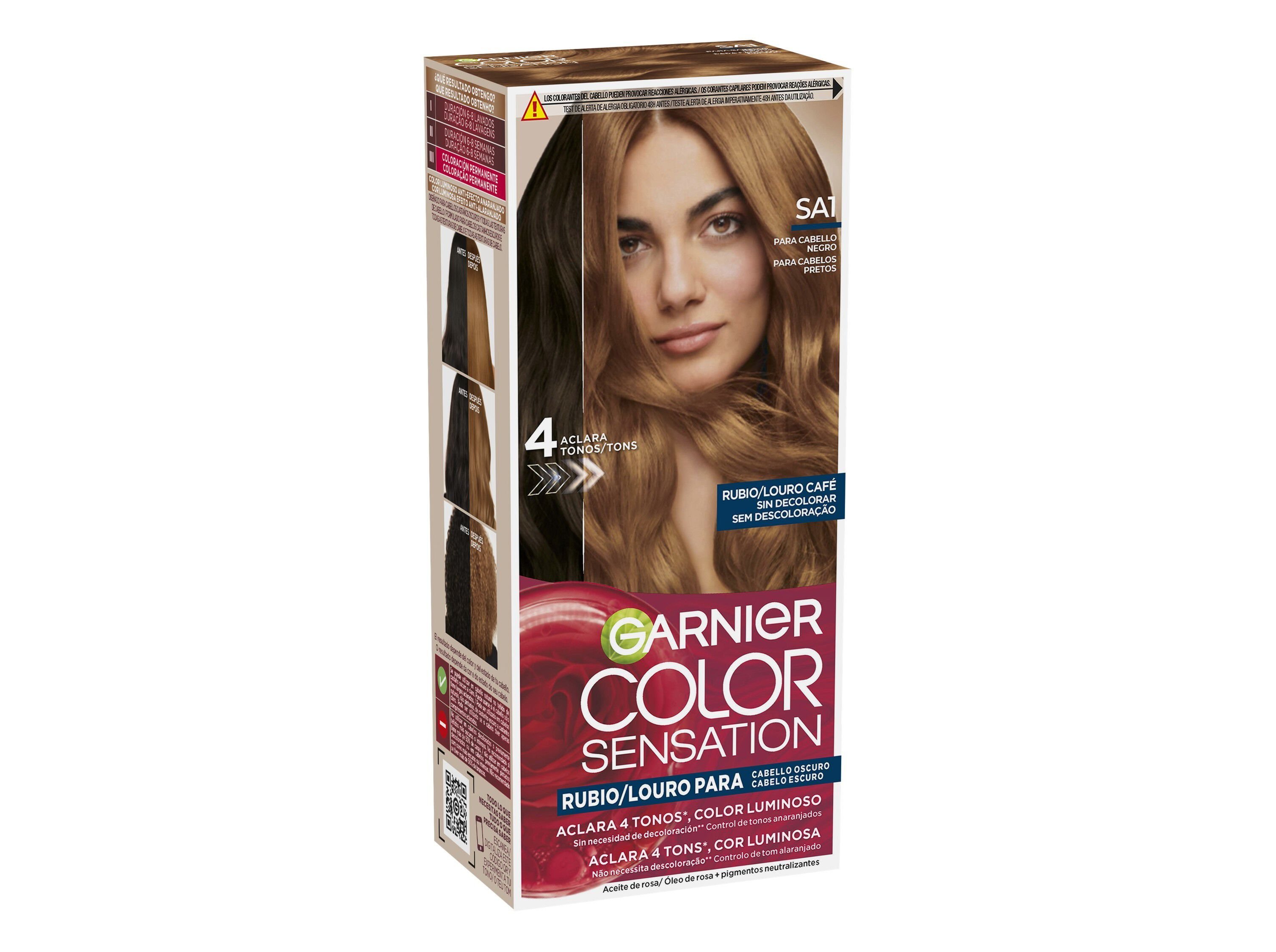 COLORA&Ccedil;&Atilde;O COLOR SENSATION SA1 PARA CABELOS PRETOS image number 0