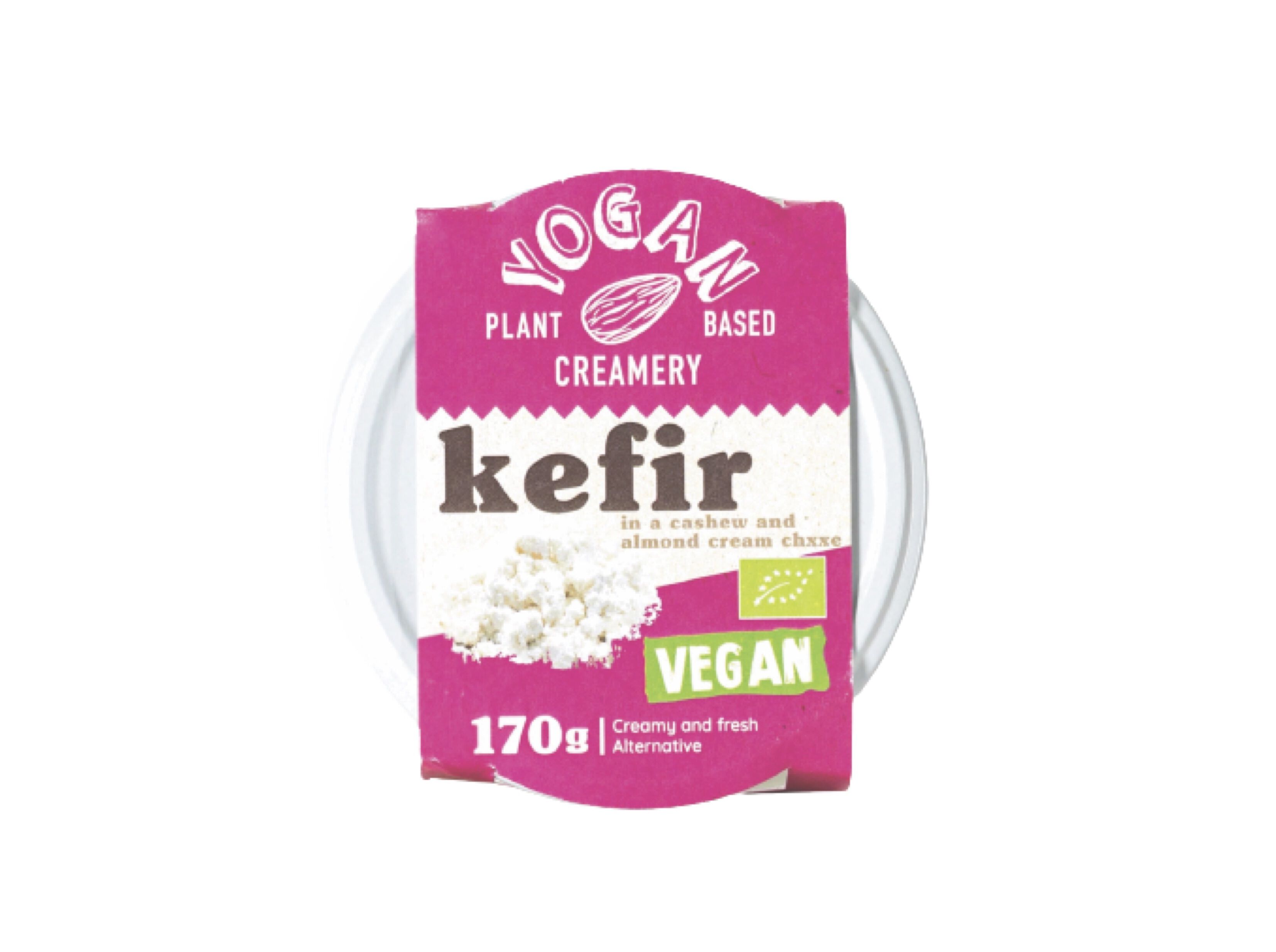 KEFIR EM CREME YOGAN BIO FRUTOS SECOS VEGAN 160 G