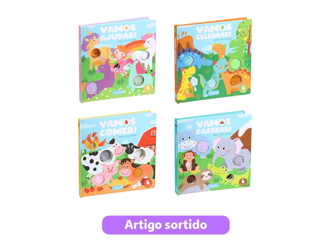 LIVRO PARA LER E TOCAR EUROPRICE MODELOS SORTIDOS image number 0