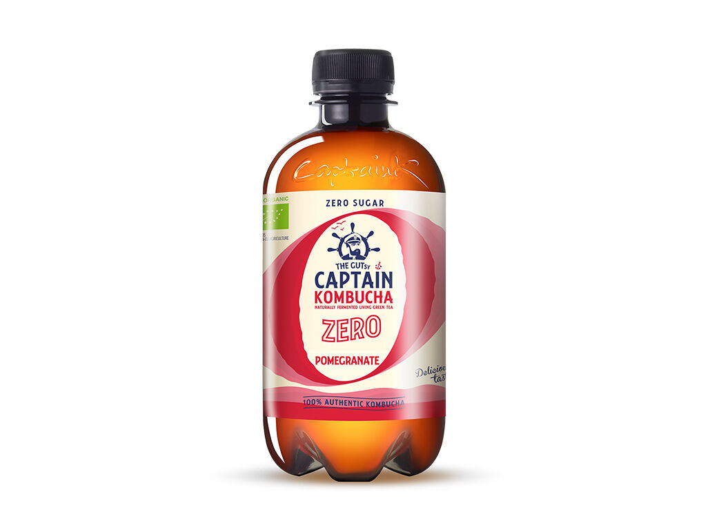 KOMBUCHA THE GUTSY CAPTAIN ROM&Atilde; 0%A&Ccedil;&Uacute;CARES BIO 400ML image number 1