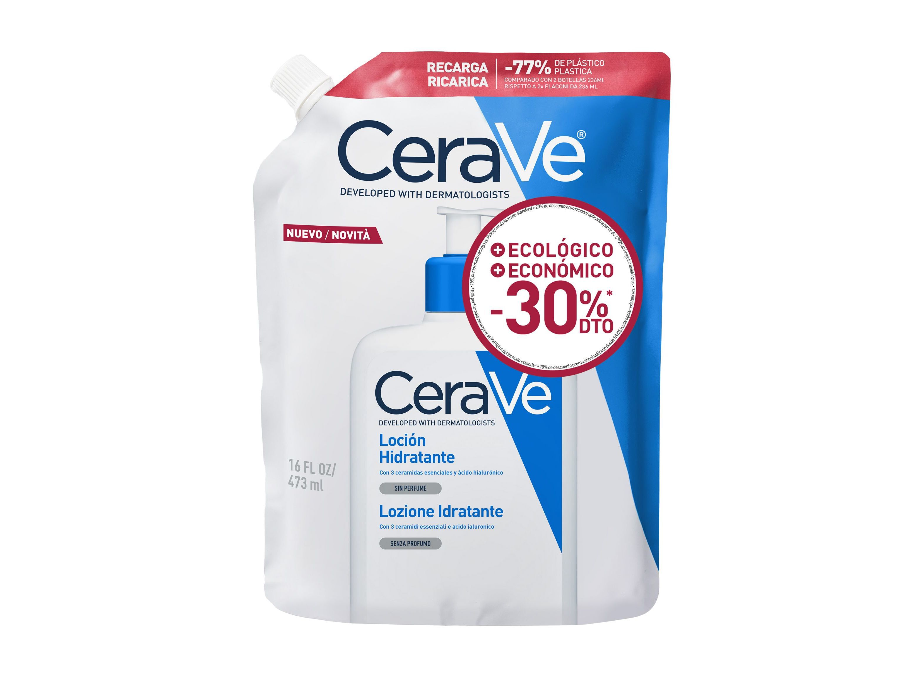 REFILL CERAVE LO&Ccedil;&Atilde;O HIDRATANTE 473ML image number 0