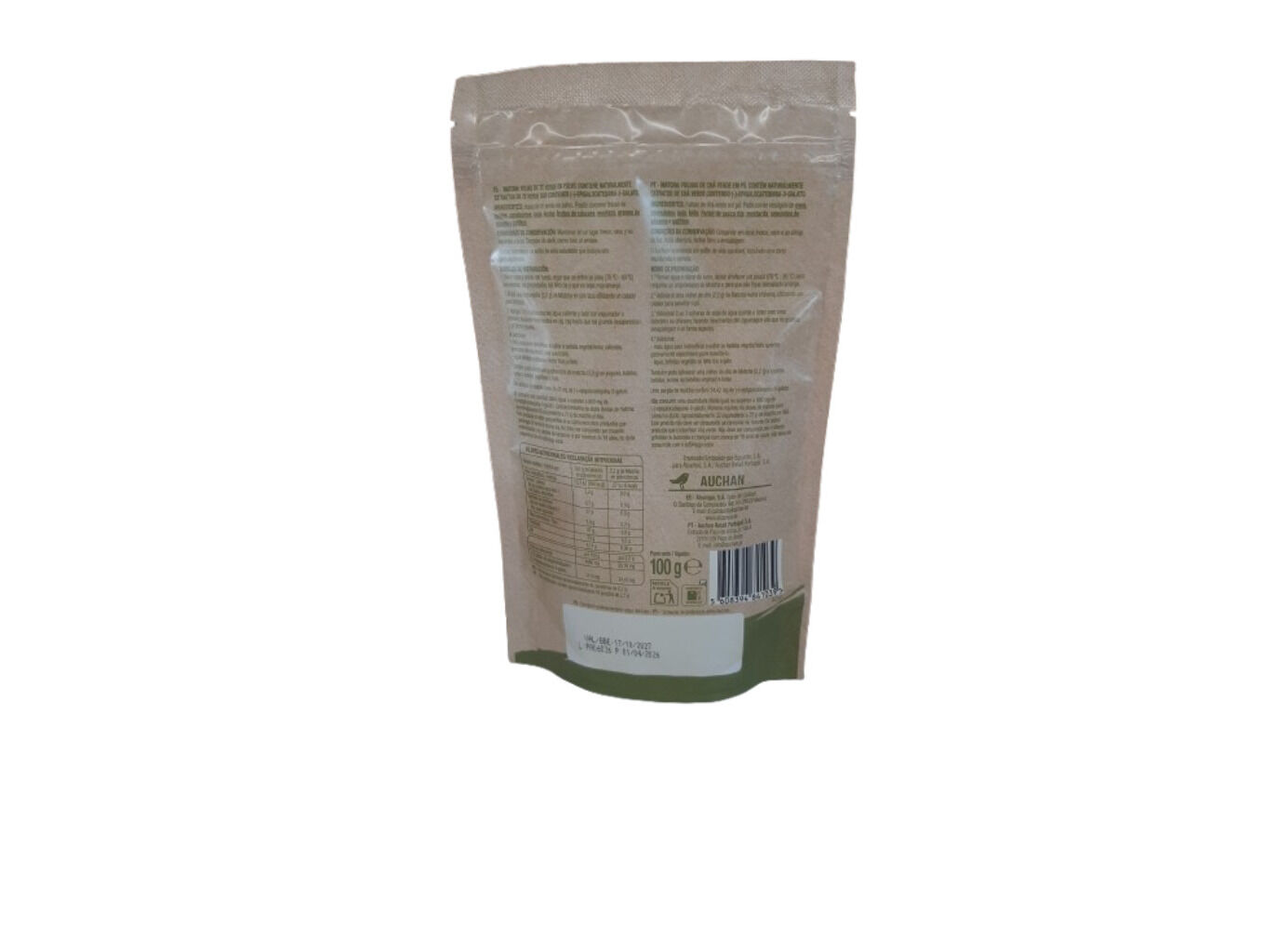 MATCHA AUCHAN EM P&Oacute; 100G image number 1