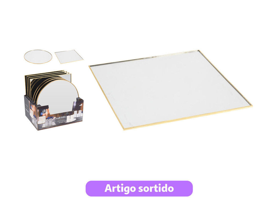 PRATO ESPELHO 25CM MODELOS SORTIDOS image number 0