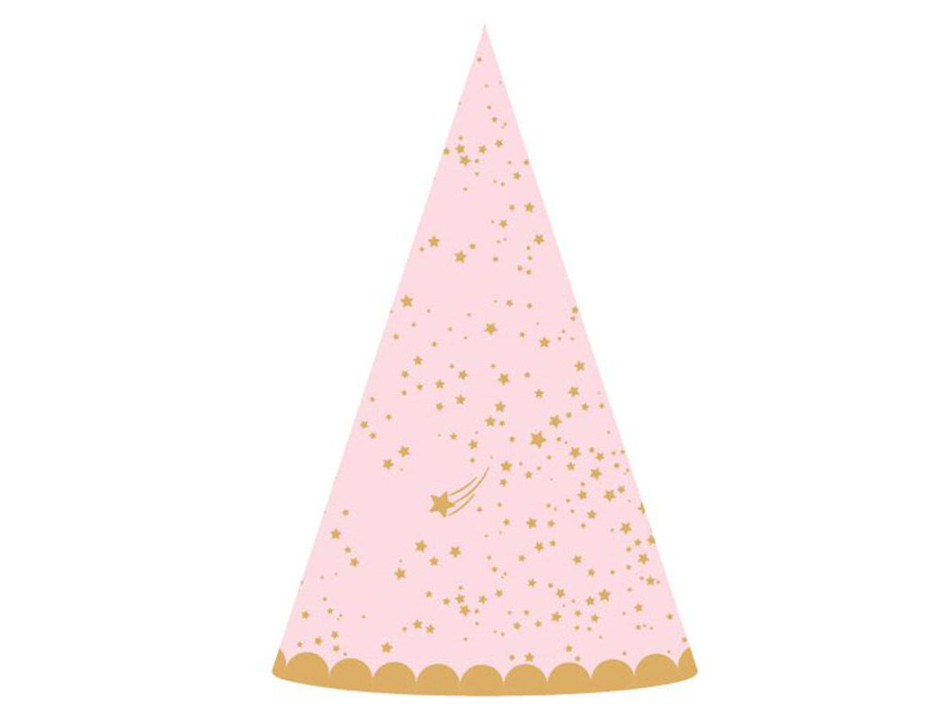 CHAP&Eacute;U CART&Atilde;O ACTUEL LITTLE STAR ROSA 6UN