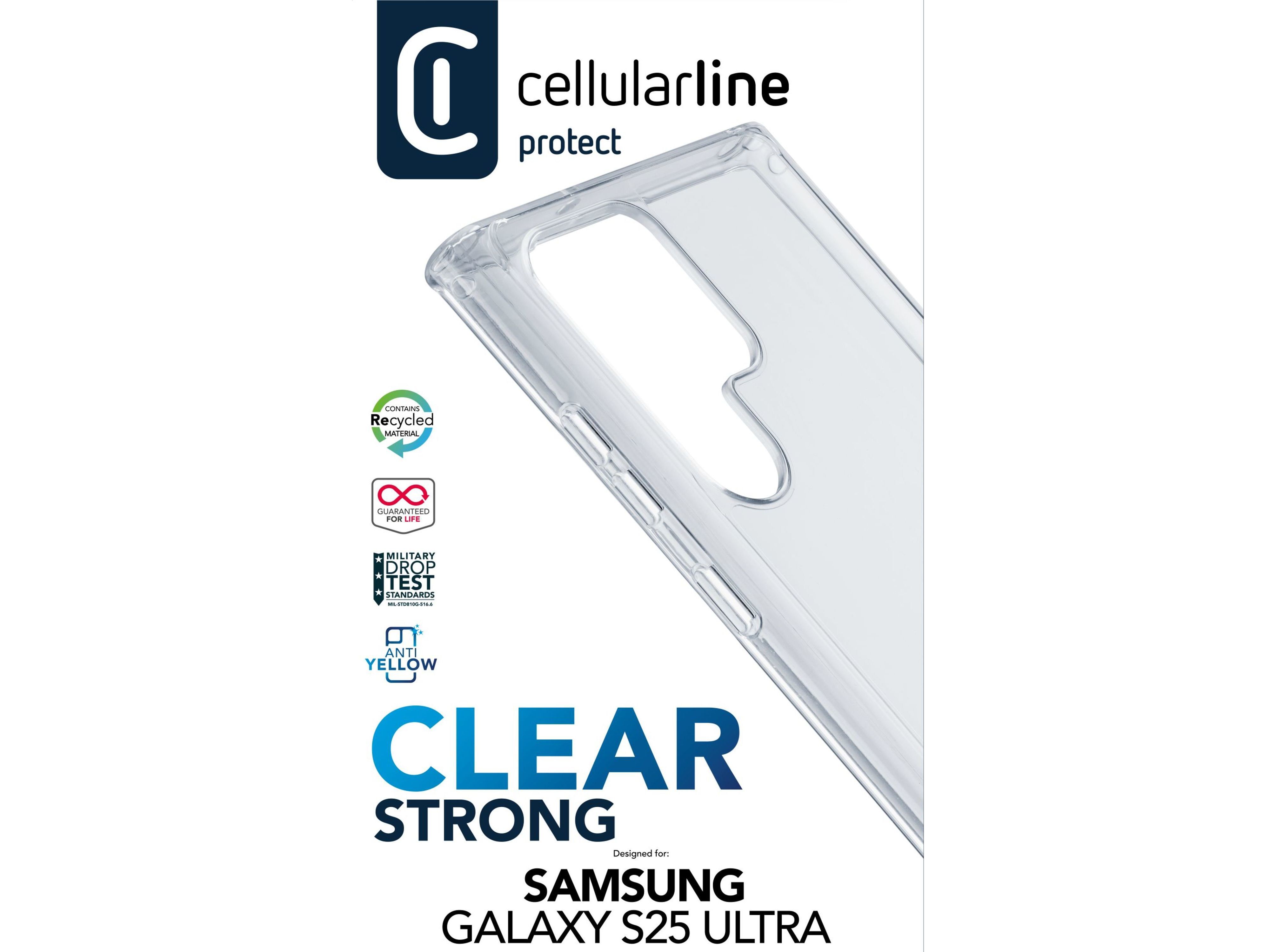 CAPA CELLULARLINE SAMSUNG S25 ULTRA CLEARSTRONG image number 1