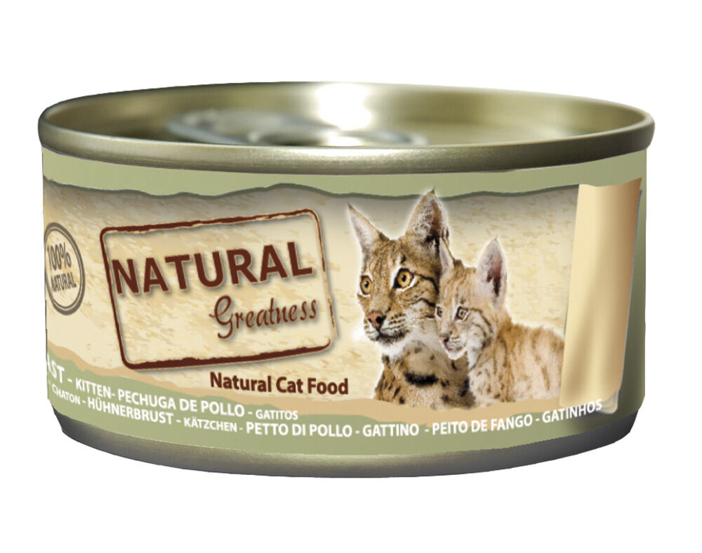 COMIDA H&Uacute;MIDA PARA GATINHOS NATURAL GREATNESS COM FRANGO 70G