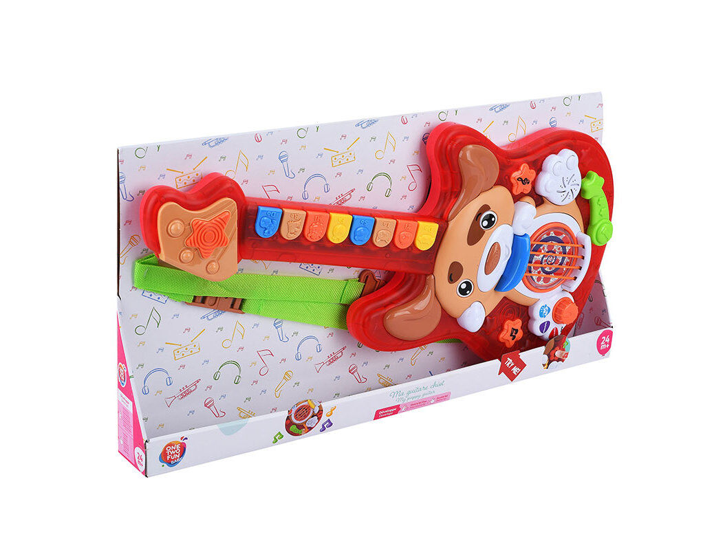 GUITARRA EL&Eacute;TRICA ONE TWO FUN CACHORRINHO