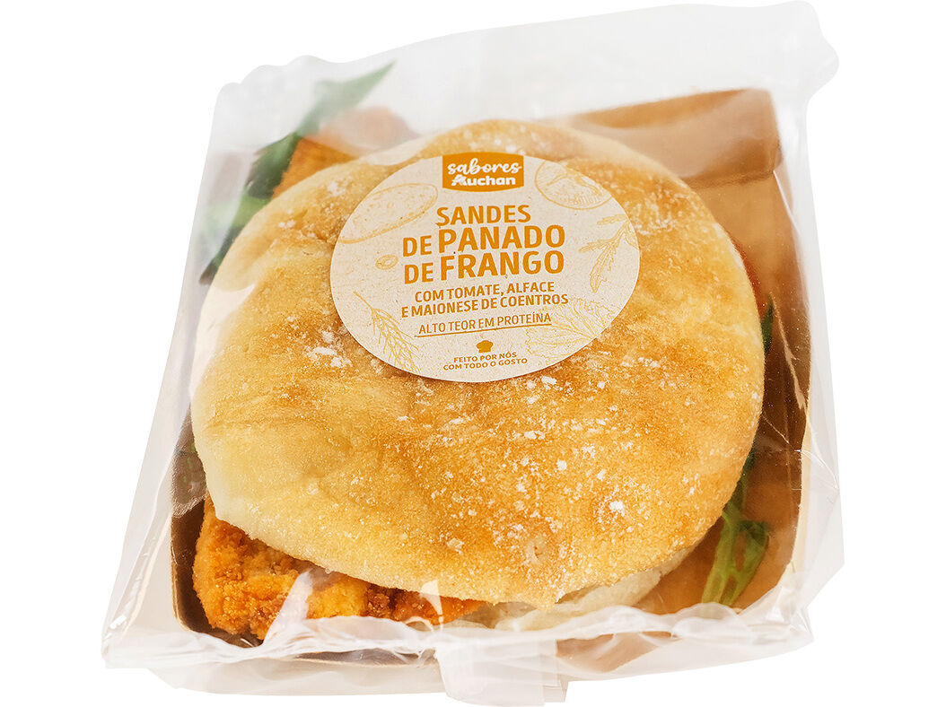 SANDES DE PANADO DE FRANGO SABORES AUCHAN UN