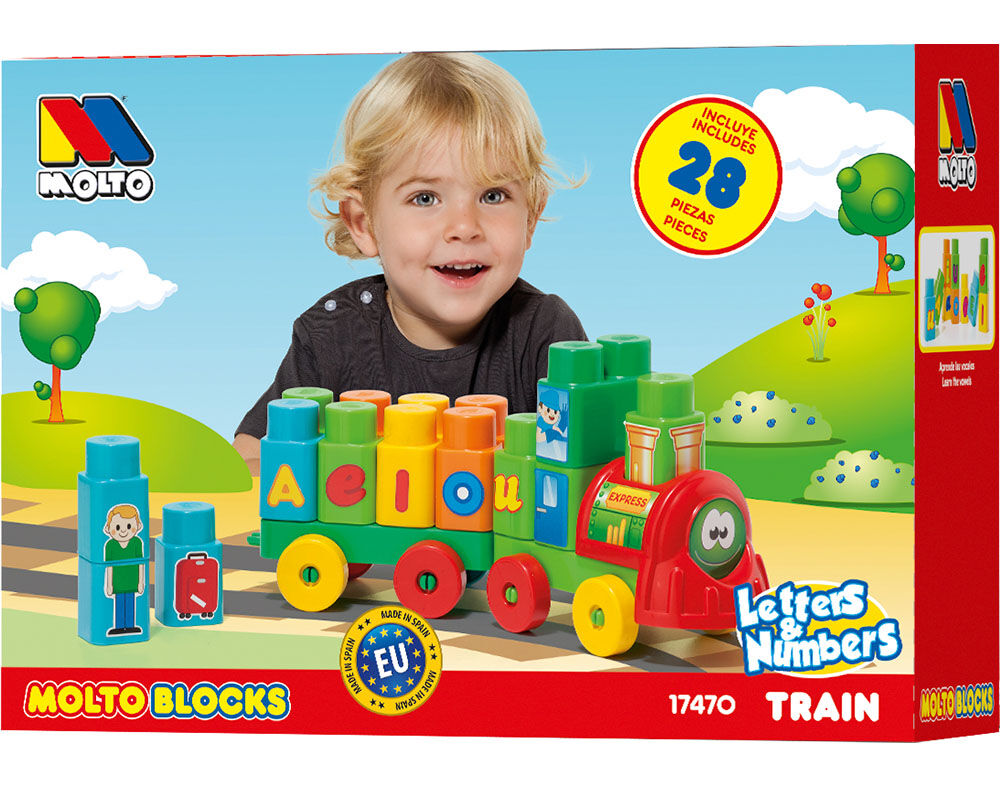 COMBOIO DE BLOCOS MOLTO 28 PE&Ccedil;AS