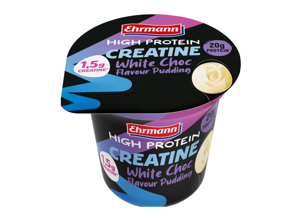 SOBREMESA LACTEA EHRMANN PROT+CREATINA CHOCOLATE BRANCO 230G
