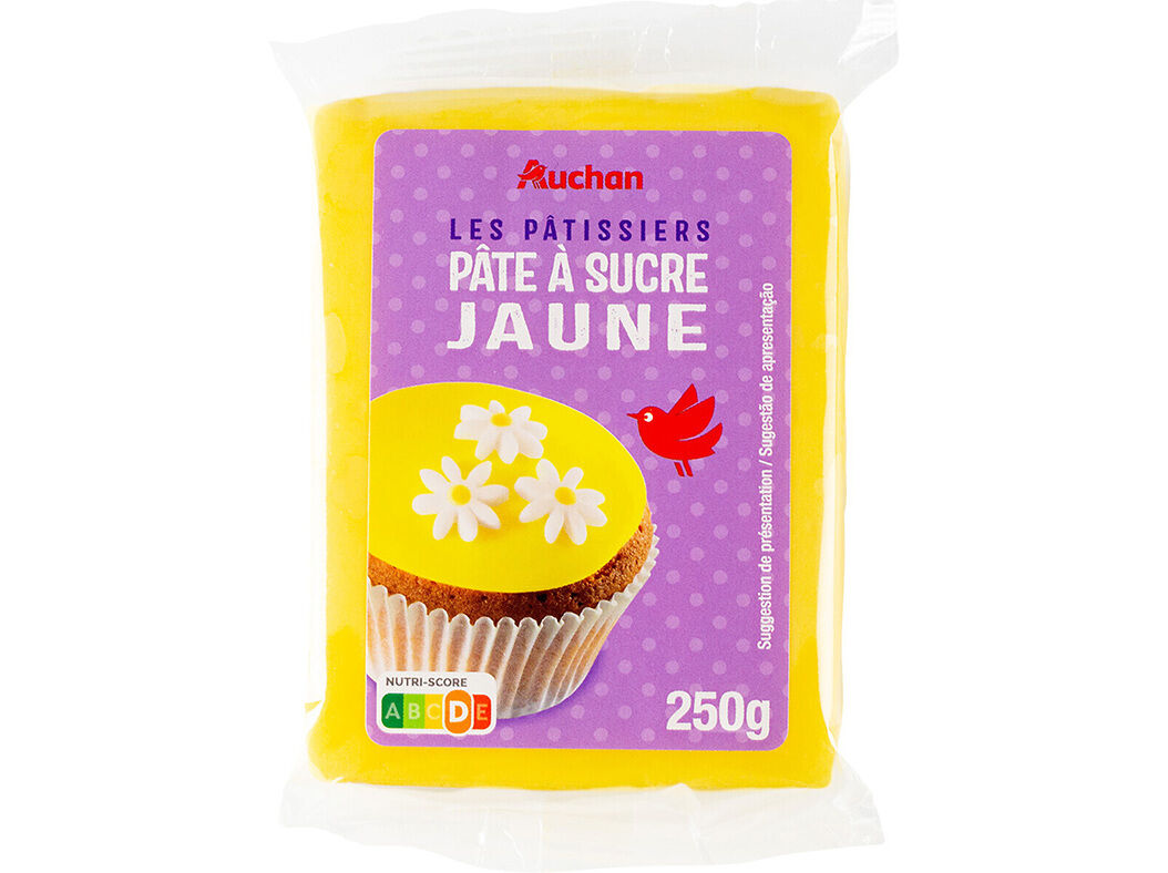 PASTA DE A&Ccedil;UCAR AUCHAN AMARELA 250G image number 0