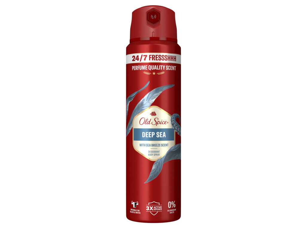 DEOS HOMEM - SPRAY OLD SPICE DEEP SEA 150ML image number 0